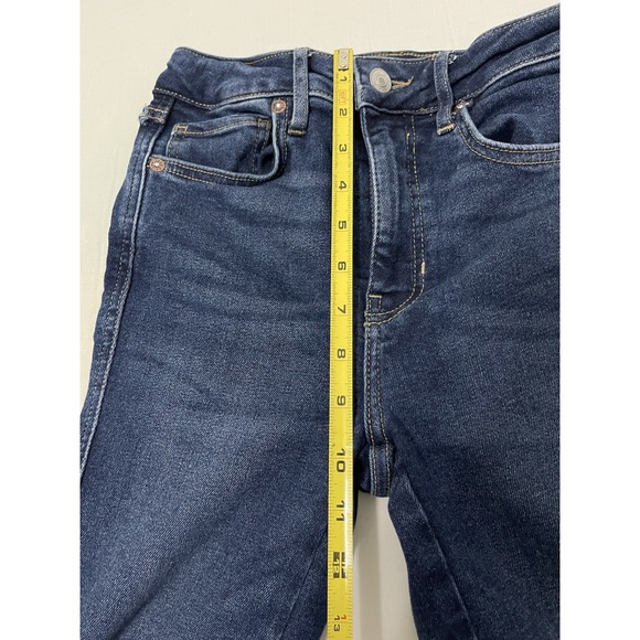 FREE PEOPLE Stretch Denim Raw Hem Pull-On JEGGINGS 26 Lot Of 2 - Picture 13 of 14